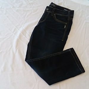 Silver Suki Mid Capri Jean (S:W30/L22.5